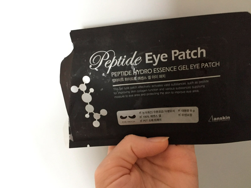 Обзор: Гидрогелевые патчи для глаз с пептидами Anskin Peptide Hydro Essence Gel Eye Patch