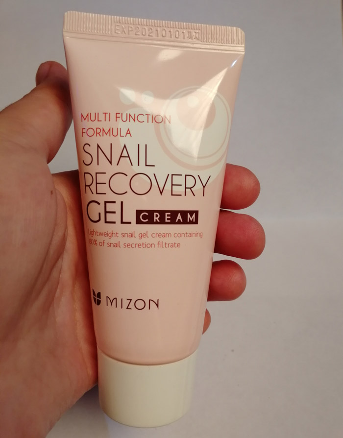 Обзор: Улиточный гель-крем для лица Mizon Snail Recovery Gel Cream