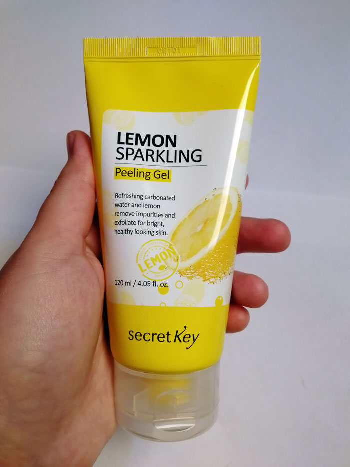 Обзор: Пилинг-скатка с экстрактом лимона на газированной воде Secret Key Lemon Sparkling Peeling Gel